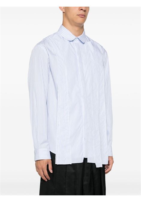 Camicia a righe in azzurro Simone Rocha - uomo SIMONE ROCHA | 52751026BLWHT